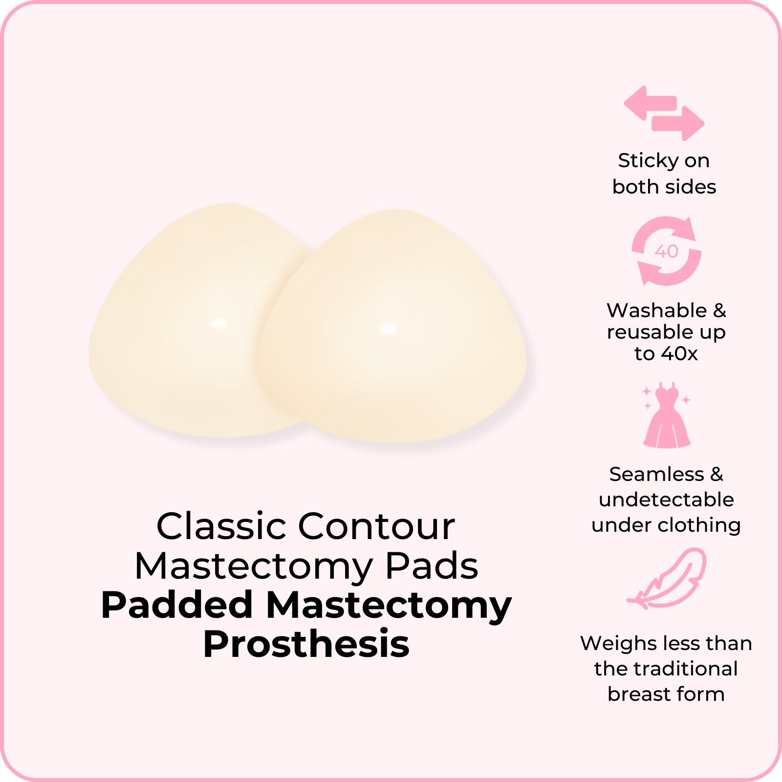 Classic Contour Mastectomy Pads