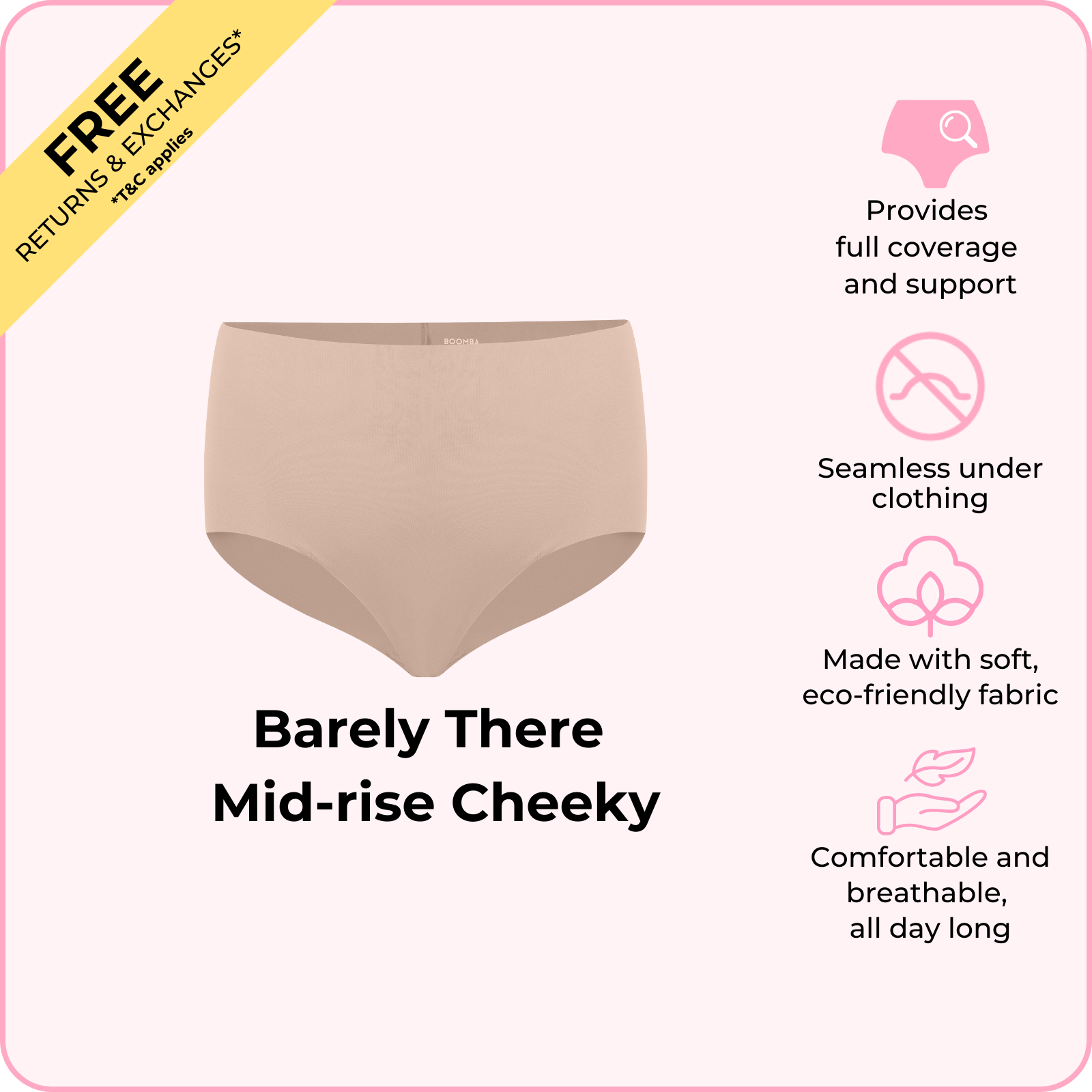 Barely There Mid-rise Cheeky